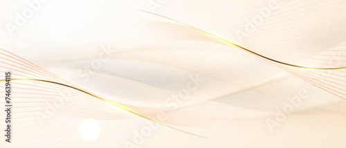 golden abstract background with luxury vector illustration © HNKz