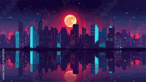 night city skyline