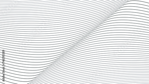 Line wave abstract stripes design wallpaper background vector image for backdrop or presentation