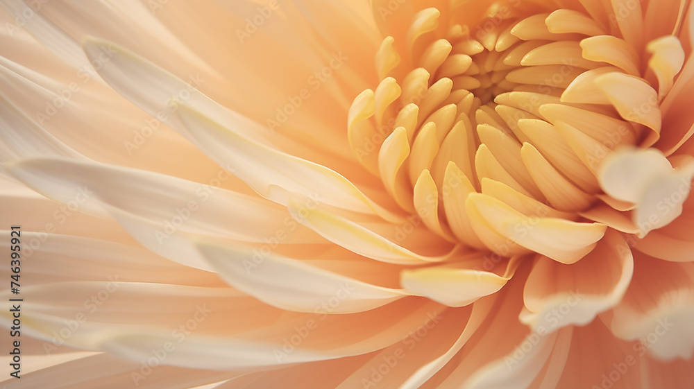 orange flower close-up chrysanthemum, autumn background, soft light orange flower close-up chrysanthemum, autumn background, soft light