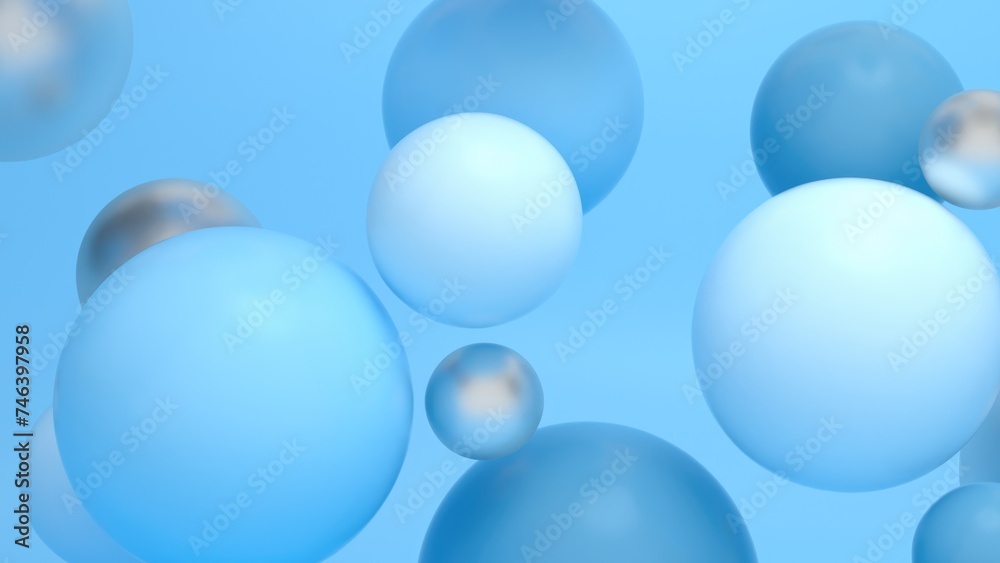 Colorful Floating Soft Balls Background Colorful Floating Soft Balls Background