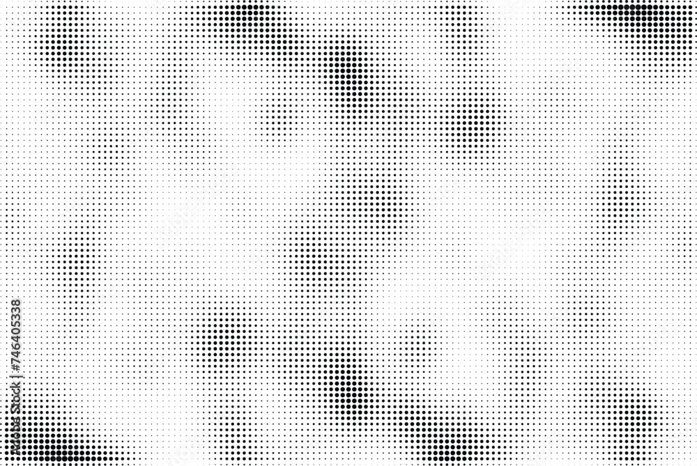 Halftone background vector, abstract backdrop design with two tone pattern and copy space for edit your content