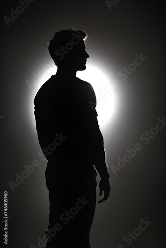 silhouette of a person