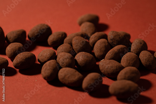 almonds in chocolate are delicious candies