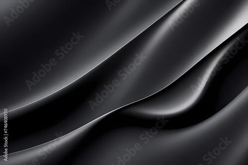 Abstract Black Background. colorful wavy design wallpaper. creative graphic 2 d illustration. trendy fluid cover with dynamic shapes flow.