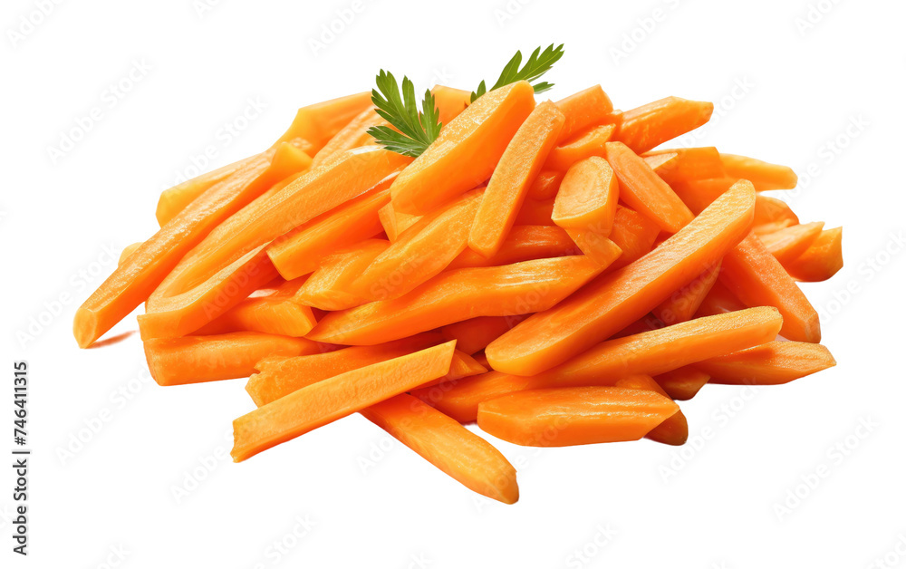 A pile of carrots that have been chopped into pieces. The carrots are various shades of orange and have a fresh and vibrant appearance. on a White or Clear Surface PNG Transparent Background. A pile of carrots that have been chopped into pieces. The carrots are various shades of orange and have a fresh and vibrant appearance. on a White or Clear Surface PNG Transparent Background.
