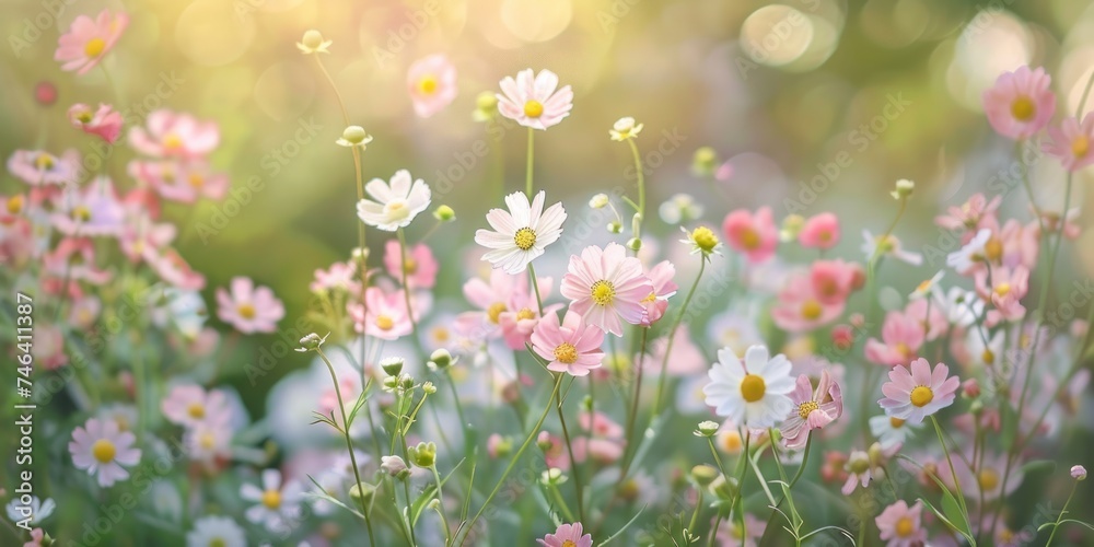 different type of wild flowers 