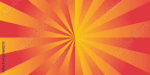 Abstract background with rays. Abstract comic colorful vintage background. Colorful sun rays sunburst pattern background.	
