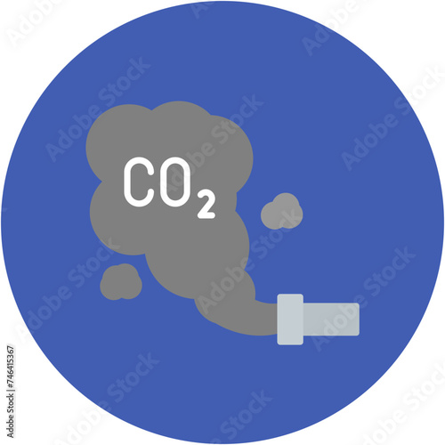 Carbon dioxide Icon