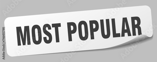 most popular sticker. most popular label