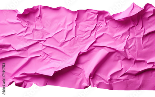 Wallpaper Mural Pink Paper. A single piece of pink paper is appears smooth and slightly crumpled, with no visible writing or markings. on a White or Clear Surface PNG Transparent Background. Torontodigital.ca