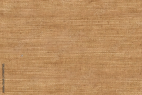 Seamless brown rough sack texture. Burlap texture pattern