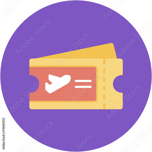 Flight Ticket Icon