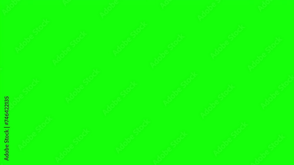 Black silhouette group of bats flying on green screen background. Green screen video transition for compositing and presentation.