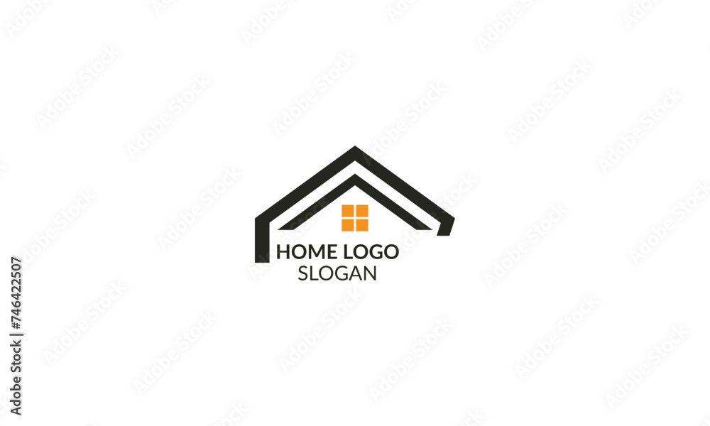 A traditional home icon travel logo with classic lines, symbolizing authenticity and tradition in travel A traditional home icon travel logo with classic lines, symbolizing authenticity and tradition in travel