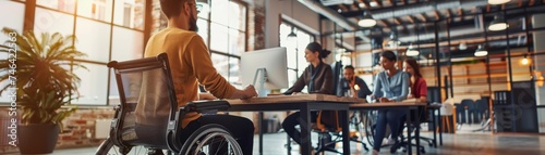 Disability inclusive workplace diverse team collaboration productivity and equality