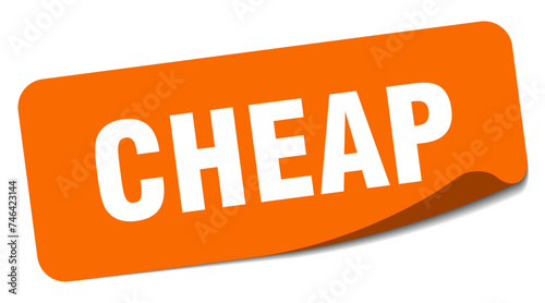 cheap sticker. cheap label