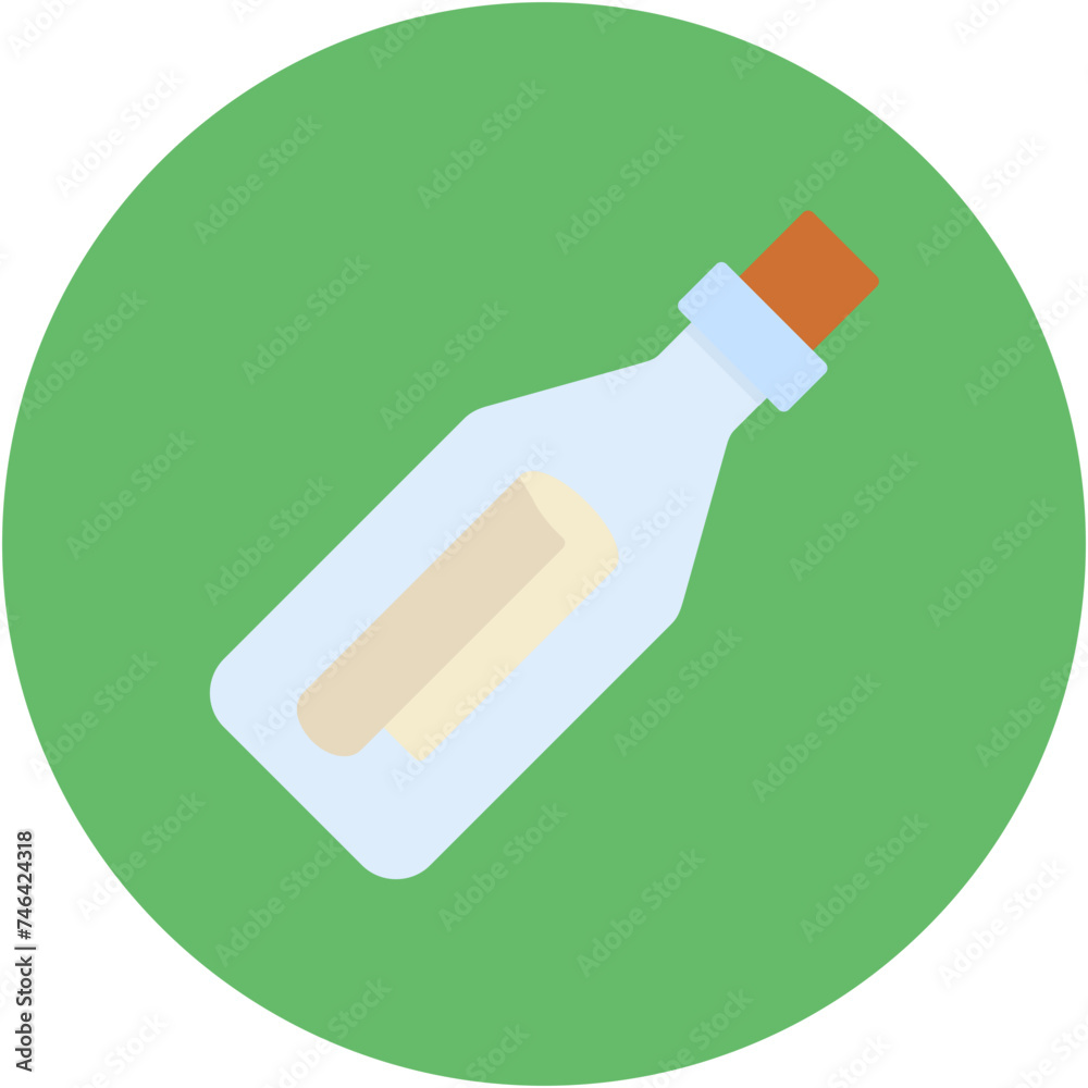 Message in a Bottle Icon Message in a Bottle Icon