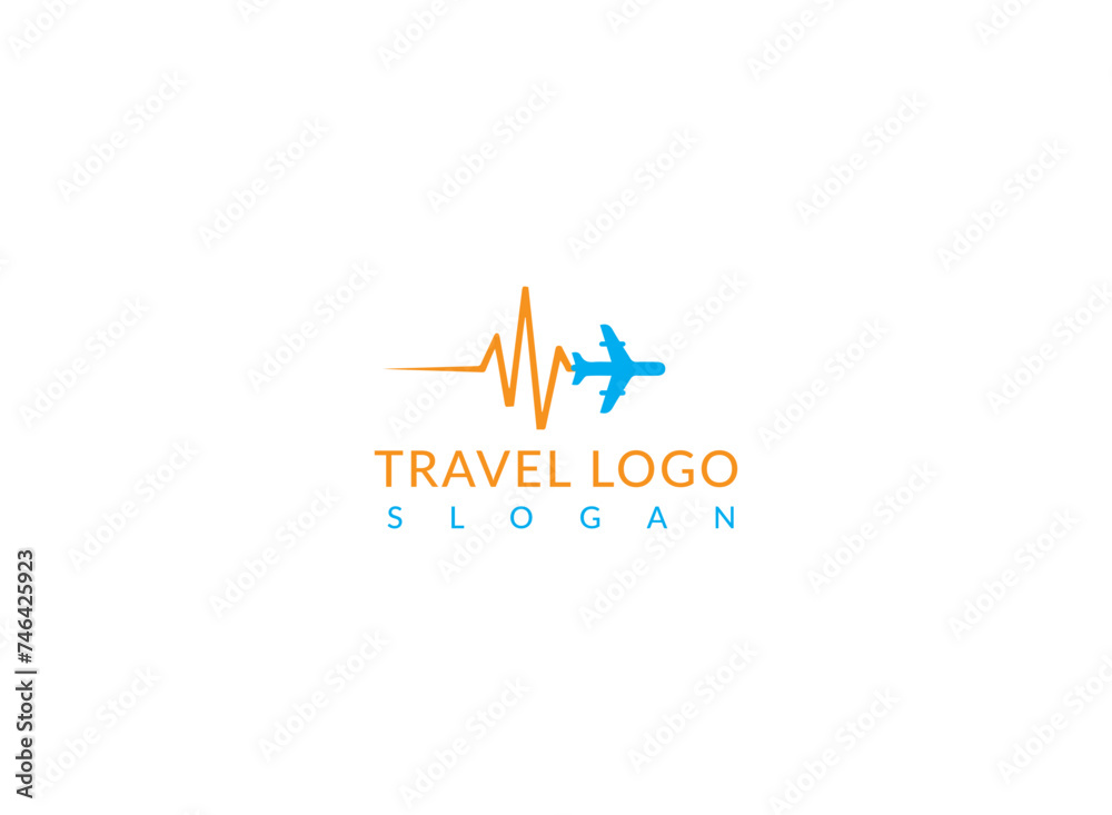 A creative airplane logo with a colorful design, symbolizing excitement and fun. A creative airplane logo with a colorful design, symbolizing excitement and fun.