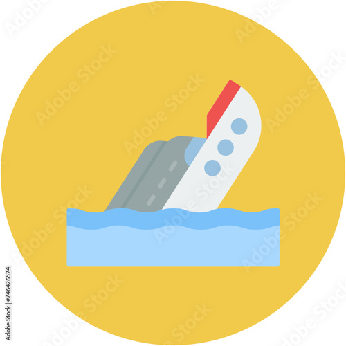 Boat Sink Icon