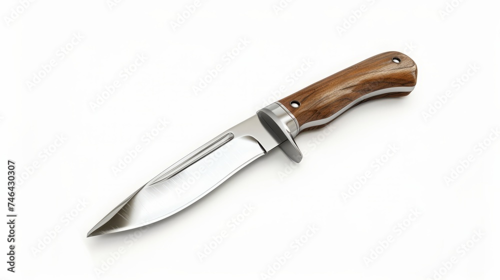 knife on white background. knife on white background.