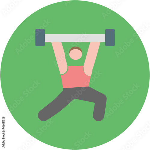 Weightlifter Icon