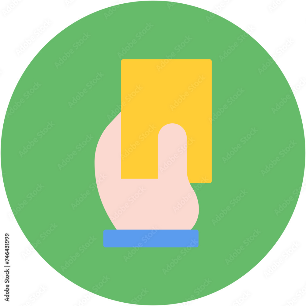 Yellow Card Icon