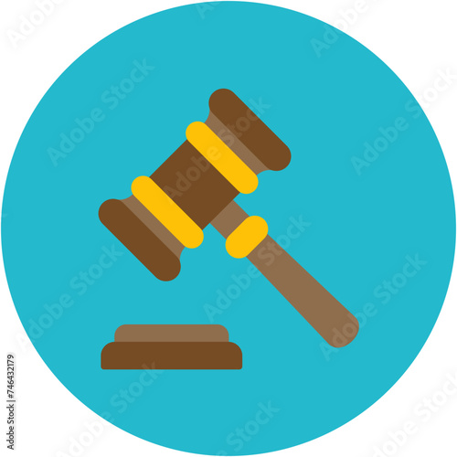 Judge Hammer Icon
