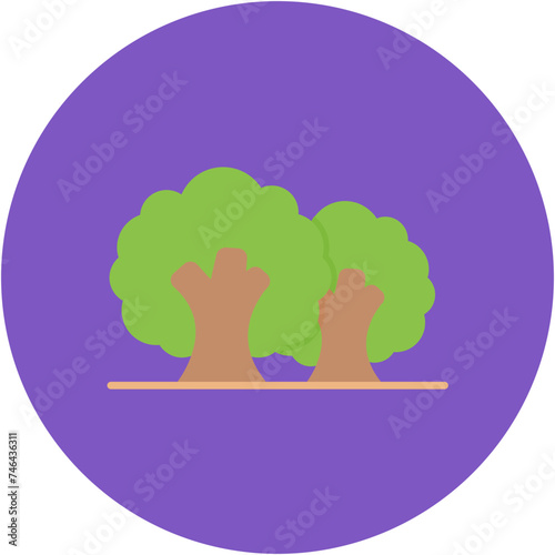 Deciduous Tree Icon