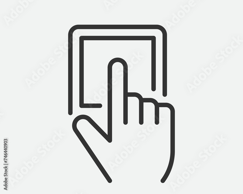 Light dimmer icon line trendy design. Electricity lamp saving energy sign. Black and white flat style.