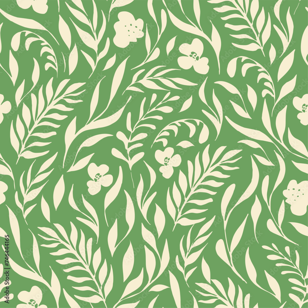 Decorative vector seamless pattern. Repeating background. Tileable wallpaper print.