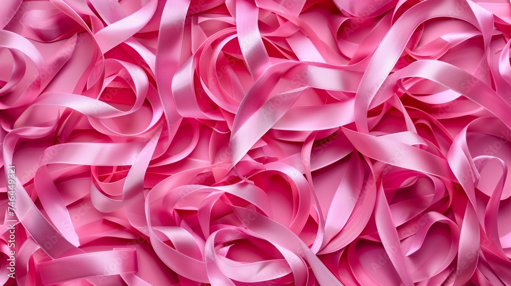 Pink ribbon patterns are overcrowded. Pink ribbon patterns are overcrowded.