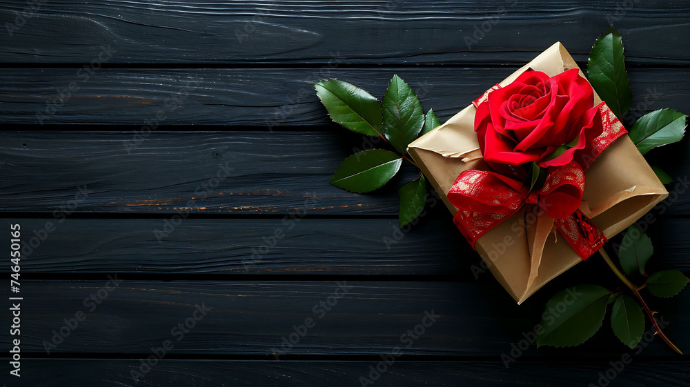 Valentine's day greeting card with rose flowers. Valentine's day greeting card with rose flowers.