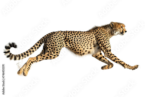 The Cheetah Isolated On Transparent Background