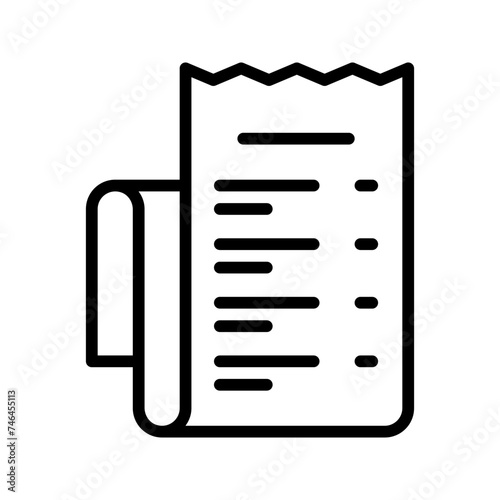 bill icon set style collection in line, solid, flat, flat line style on white background