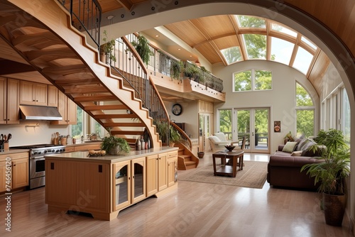Arched-Ceiling Sustainable Eco-Friendly Homes: Innovative Ideas for a Greener Future
