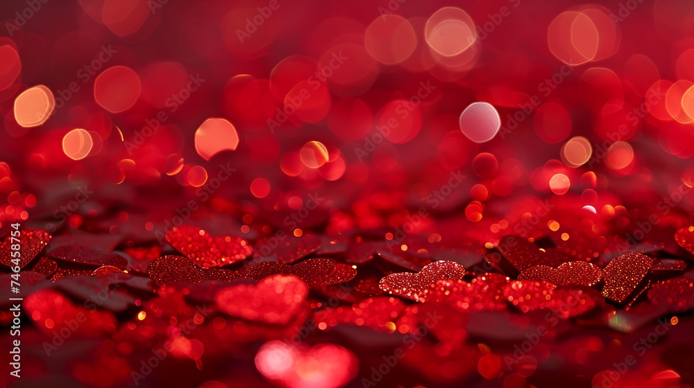 shiny empty background of confetti hearts blur it is suitable for creating a valentine card shiny empty background of confetti hearts blur it is suitable for creating a valentine card