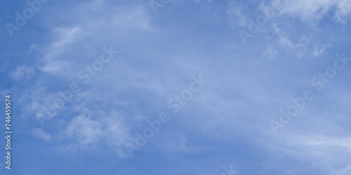 blue sky with clouds © arwiyada