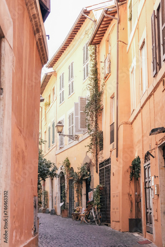 A cute street in Rome, Italy
