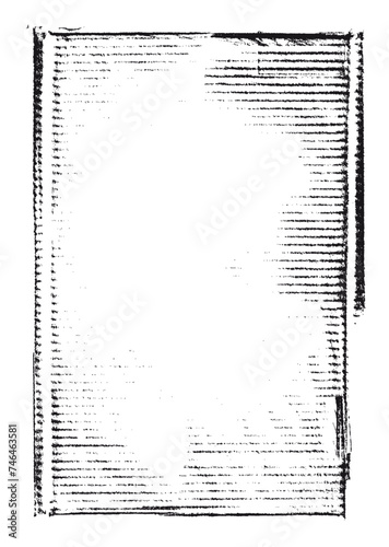Grungy vector frame background (vintage ripped paper grunge)