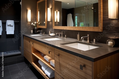 Bamboo Bliss  Modern Homes with Bamboo Vanities and Bathroom Decor