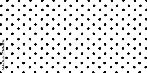 Black polka dot pattern background