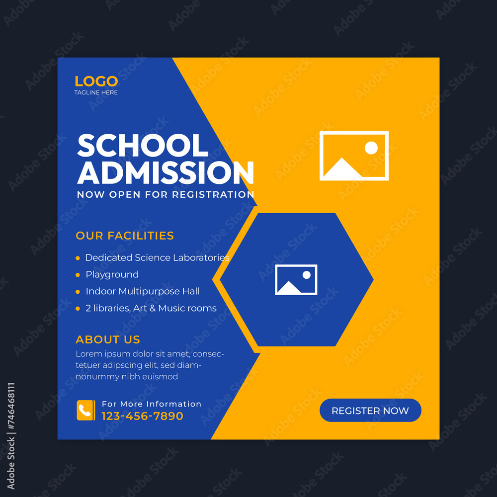  school brochure, admission banner, school admission post design, school admission banner template,