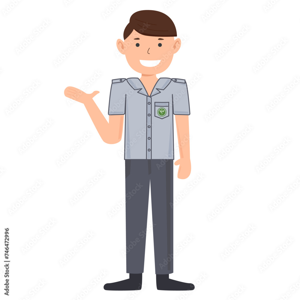 health promotion officer thailand. vector illustration health promotion officer thailand. vector illustration