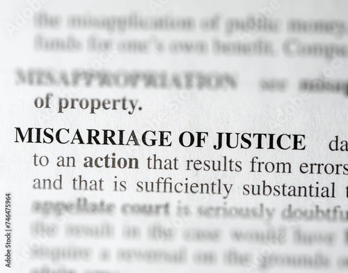 miscarriage of justice