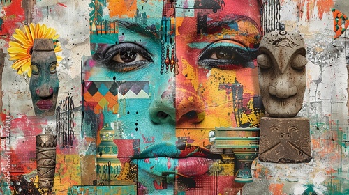 Brazilian Art Vibrancy: Street to Sculpture Collage