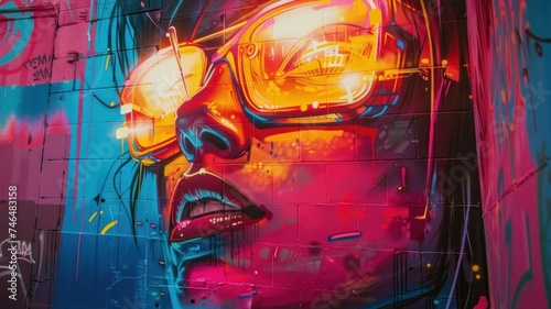Retro street art exploration vibrant murals from the 80s capturing the spirit