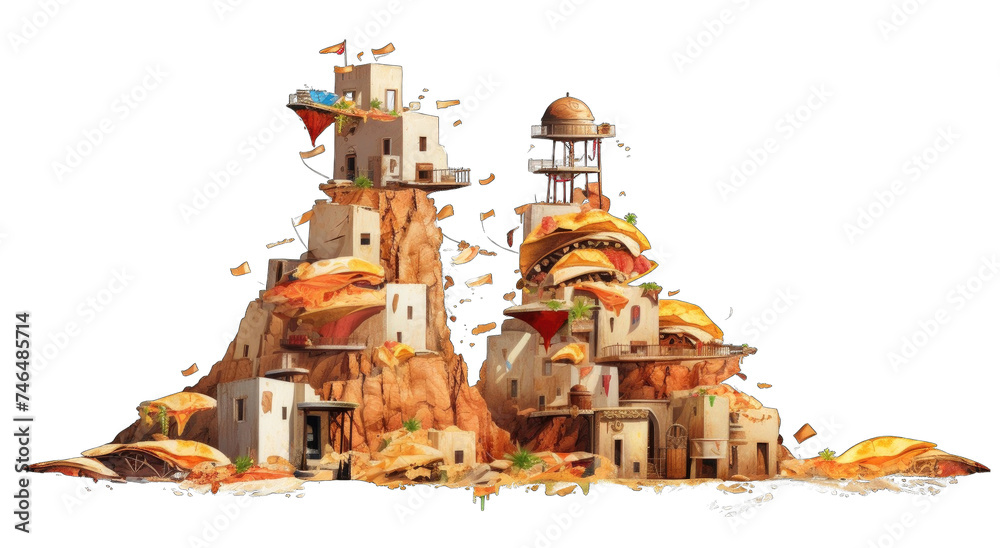 taco tectonics towers png / transparent