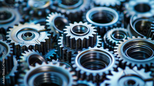 metal gears in machinery