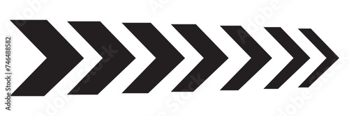 Arrow icon. Set black arrows symbols. Blend effect. Vector isolated on white background. Vector illustration.